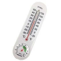 별도표기 Thermometer 1+1 벽걸이 온습도계 플라스틱 온도계, 벽걸이온도계