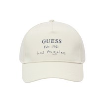 게스 ACTIVEWEAR 레터링 볼캡 YN8A1050, FF, 아이보리