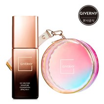 [지베르니] 고밀착 시그니처 파운데이션 30ml+홀로그램 파우치, 색상:21호 라이트 베이지, 상세 설명 참조