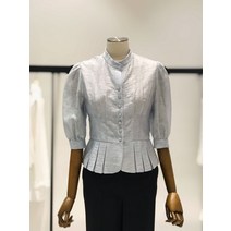 모조에스핀 볼륨5부소매블라우스 S232MSC017