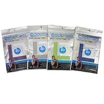 슈퍼쿨링타월 태극 -T/쿨타월/여름스포츠수건/쿨타올, 연두