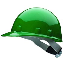 Fibre-Metal Honeywell SuperEight 열가소성 캡 스타일 안전모 8포인트 래칫 서스펜션 그레이 - E2RWGY, Green