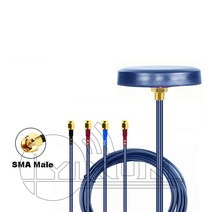 4G GPS GLONASS 와이파이 블루투스 GNSS 4 하나의 결합 된 야외 방수 캐비닛 안테나 SMA 남성 커넥터 28DBI RG174 케이블, 05 GPS 4G WIFI BT
