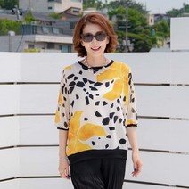 T55509 핫썸머 소매주름 퀸카 블라우스/엄마옷