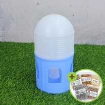 사이펀 급수기(소) 닭 병아리 모이통 먹이통 K-63