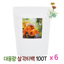 영양Pick 대용량 메리골드차 삼각티백 100T, 6개, 100개입, 100g