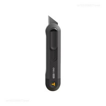 샤오미-델리 유틸리티 나이프 금속 블레이드 개폐식 버튼 자동 잠금 종이 커터 DIY 핸드 툴, [02] T