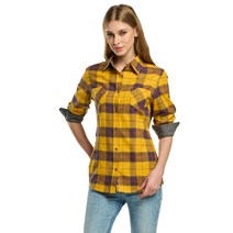 CQR 여성 남방 택티컬 면남방 체크셔츠 CQ-WOF002