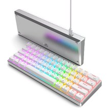 RK ROYAL KLUDGE 60% 기계식 키보드 RK61 Pro 무선 게이밍 키보드 알루미늄 프레임 BT/유선 RGB 키보드, 한개옵션2, 한개옵션0, 한개옵션1