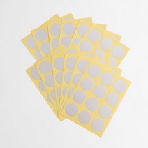 25mm 실버 서류 분류 원형 스티커 12매 인쇄 미술놀이 출력 팝아트 프린트 회사 그림그리기