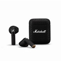 블루투스 헤드셋 노이즈캔슬링 헤드셋 Marshall-마이너 III 이어폰 진정한 무선 블루투스 5.0 소음 감소, 01 Black