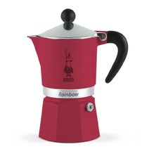 Bialetti 모카 익스프레스 알피나 에스프레소 메이커 알루미늄 그린, 3 Cups, Ciliegia
