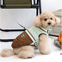 [도그러브]-22년 겨울 신상-패리스독 아웃도어 하네스패딩(S~3XL) 발열안감/ 발열패딩과 하네스가 하나로, 네이비