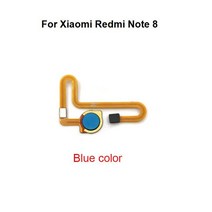 고화질 북 스캐너 양면 스캔 고급 스캔기 Xiaomi Redmi Note 8 홈 버튼 메뉴 지문 센서 터치 ID 스캐너 리, 01 note 8 blue