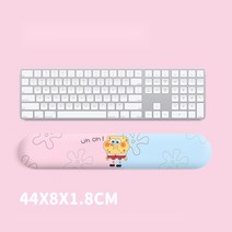 스펀지 밥 마우스 손목 받침대 귀여운 3d 손목 패드 뚱이 키보드 쿠션 터널 증후군 방지, 스폰지밥 키보드 받침대