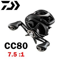 다이와-CR80/CC80 베이트 캐스팅 낚시릴 61 7KG 전력195g 경량, CC80 6.8+왼쪽
