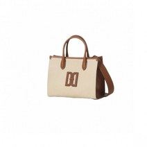 닥스 젤라비 착용DD BAG 베이지 DD불박 로고포인트 가죽배색 토트백