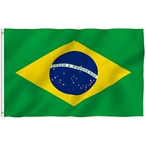 ANLEY Fly Breeze 3x5 Foot Brazil Flag - Vivid Color and Fade Proof - Canvas Header and Double Stitch, 1