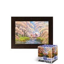 퍼즐피플 빨강머리앤 108피스 직소퍼즐 모음, 미니큐브 약속 108피스 액자포함(108피스자체제작월넛), 108p