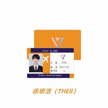 세븐틴 MAKNAE LINE PILOTS 17 파일럿 포토 굿즈 카드, the8