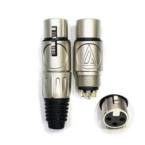 JM-3F 캐논(암) XLR 마이크커넥터 플러그 젠더 잭 컨넥터 중국산, 단품