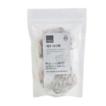 [한끼ZERO 새우 다시팩 84g (84g) 깊은맛 천연 조미료 캠핑 휴대용 자취생 간단요리 ORGA 홈캉스 맛집, 22개