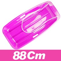 샌드보드 1인용 2인용 키즈 성인 노르딕눈썰매 슬라이딩 눈썰매 88cm, 핑크