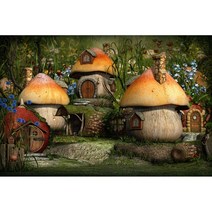 꿈꾸는 숲 동화 성 원더 랜드 정글 비닐 배경 아기 생일 웨딩 사진 스튜디오 소품, 360cmX240cm+ZU-FH-1021