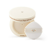 오가베베 무기자차 유아 선팩트 SPF50 PA++++ 에어리스 키즈 어린이 아기 선쿠션, 13ml, 2개