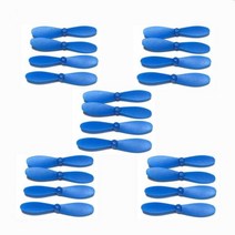 20PCS 4DRC V8 4D-V8 미니 RC 드론 CW CCW 프로펠러 소품 메인 블레이드 윙 예비 부품 액세서리, 파란