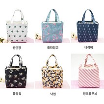 제이와이홀딩스 미니 보냉 가방 이유식 보관 피크닉 에코백, 선인장