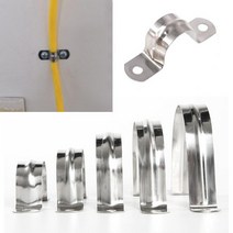 소형 클램프 목공 공구 만력기 10Pcs 스테인레스 스틸 U 브래킷 튜브 스트랩 텐션 클립 파이프 안장 클램프, 07 M70