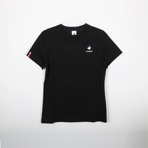 [르꼬끄] 반팔티 LQF QO123TRS11-BLK 테니스 에션셜 레귤러핏 스몰로고 반팔티