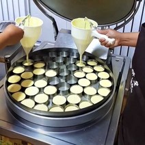 붕어빵 반죽 주입기 반죽통 타코야끼 크램 분액 수동, B. 플라스틱 손잡이 주걱(2개)