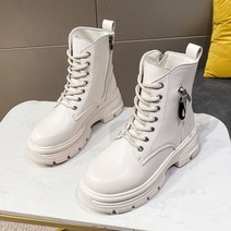 여성 키높이 워커 6센치 앵클 부츠 마틴화