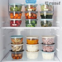 로제프 쿠킹쿡 33개세트 전자렌지 냉동 밥보관용기 350ml, 02.쿠킹쿡 모던그레이 33개, 선택완료