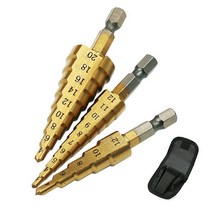 스텝드릴 비트세트 3-20mm 천공날 타공 홀쏘 기리 E55