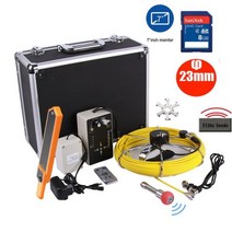 배관 내시경 카메라 512hz sonde 송신기 로케이터 수중 비디오 시스템 파이프 벽 검사 하수도 세트 (10인치 IPS 모니터 포함), 1 10m, 6 7inch receiver dvr