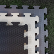 이디티씨 블랙스퀘어 홈트 헬스장 헬스 층간소음방지 운동 고경도 홈짐 매트 4p 1세트, 딥그린, 4개