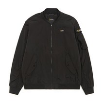 정품 내셔널지오그래픽 N232MJP901 시티 캐주얼 립소재 세미 오버핏 MA 1 점퍼 CARBON BLACK