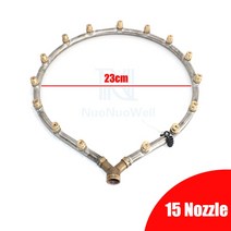 NuoNuoWell-M14 * 1.5MM 링 분무 노즐 정원 가습 관개 농약 살포 조절 스프링클러 도구, 04 D 15NOZZLE