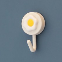 사랑스러운 작은 접착 후크 수건 브러시 스폰지 걸이 후크 자체 접착 벽 걸이 과일 야채 동물 모양 후크, 10