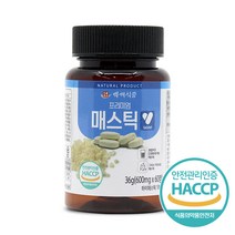 백세식품 매스틱정 프리미엄, 36g, 1개