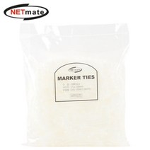 강원전자 넷메이트 CHS-100MKT 2.5x100mm 네임 케이블 타이 (화이트/1000EA), 상세페이지 참조