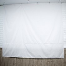 흰색 대형원단 배경 가림천 무대막 WM70006 / 휘장천 제작, 2. 200cm X 400cm