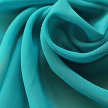 패브릭샵 대폭쉬폰원단 45컬러, 20.청록