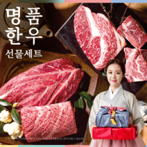 금우촌 프리미엄 한우 선물 세트 추석 명절 스테이크 소 갈비 채끝 등심 안심 사골 쇠 고기 선물셋트, 06. 금우촌 한우 정육세트