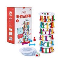 어린이 가족 보드게임 밸런스놀이 타워스태커 엄마표 유아 함께놀이