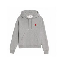 [명품]아미 AMI 23SS 체인스티치 하트 로고 루프백 오가닉 코튼 후드티 BFUSW200 730 055 BFUSW200730055