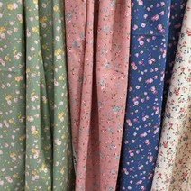 앤패브릭 면원단 쉐비풍미니로즈 4color 패브릭 원단, 핑크